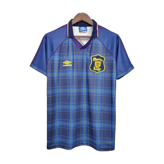 Camisa Retrô Escócia Azul - 1994-1996