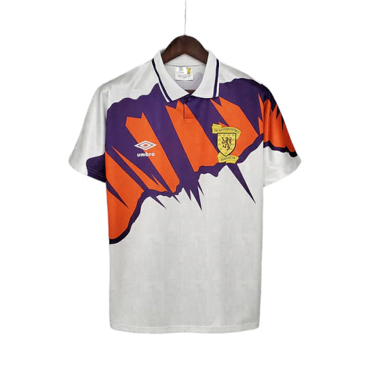 Camisa Retrô Escócia Branca - 1991-1993