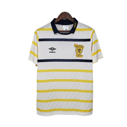Camisa Retrô Escócia Branca e Amarela - 1988-1991