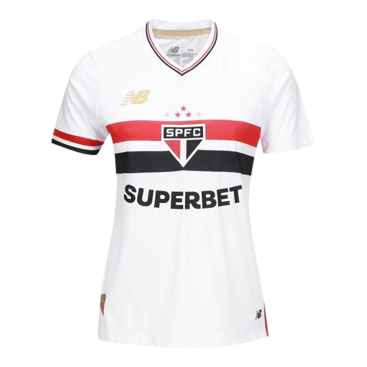Camisa São Paulo Home 25-26 Feminina
